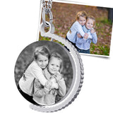 Anhänger mit Bild Gravur, Kettenanhänger Dame, Geschenk für Mama