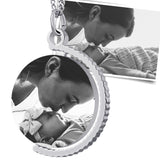 Anhänger mit Gravur, Bild Gravur, Geschenk für Mama