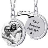 Anhänger Bildgravur, Geschenk für Freundin, Bild Gravur