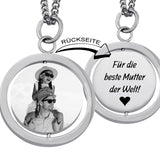Kette mit Bildgravur, Geschenk für Mutter, Muttertagsgeschenk,