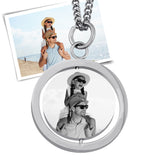 Kette mit Bildgravur, Geschenk für Mutter, Muttertagsgeschenk,