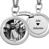 Anhänger mit Gravur, Geschenk für Freundin, Kettenanhänger, Bild Gravur