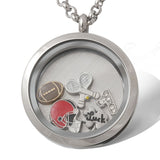 Charm Medallion Rund mit Foto Gravur individuell gestalten