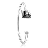 Armreif Bildgravur, Armband mit Fotogravur, Geschenk für Freundin , Bild Gravur