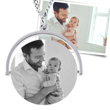 Damenanhänger mit Bild - Geschenk für Oma Mutter - inkl. Bild Gravur & Text Gravur
