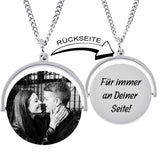 Geschenk für Freundin Frau - Anhänger mit Foto Gravur - inkl. Bild Gravur & Text Gravur