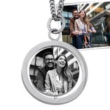 Anhänger mit Gravur, Geschenk für Freundin, Kettenanhänger, Bild Gravur